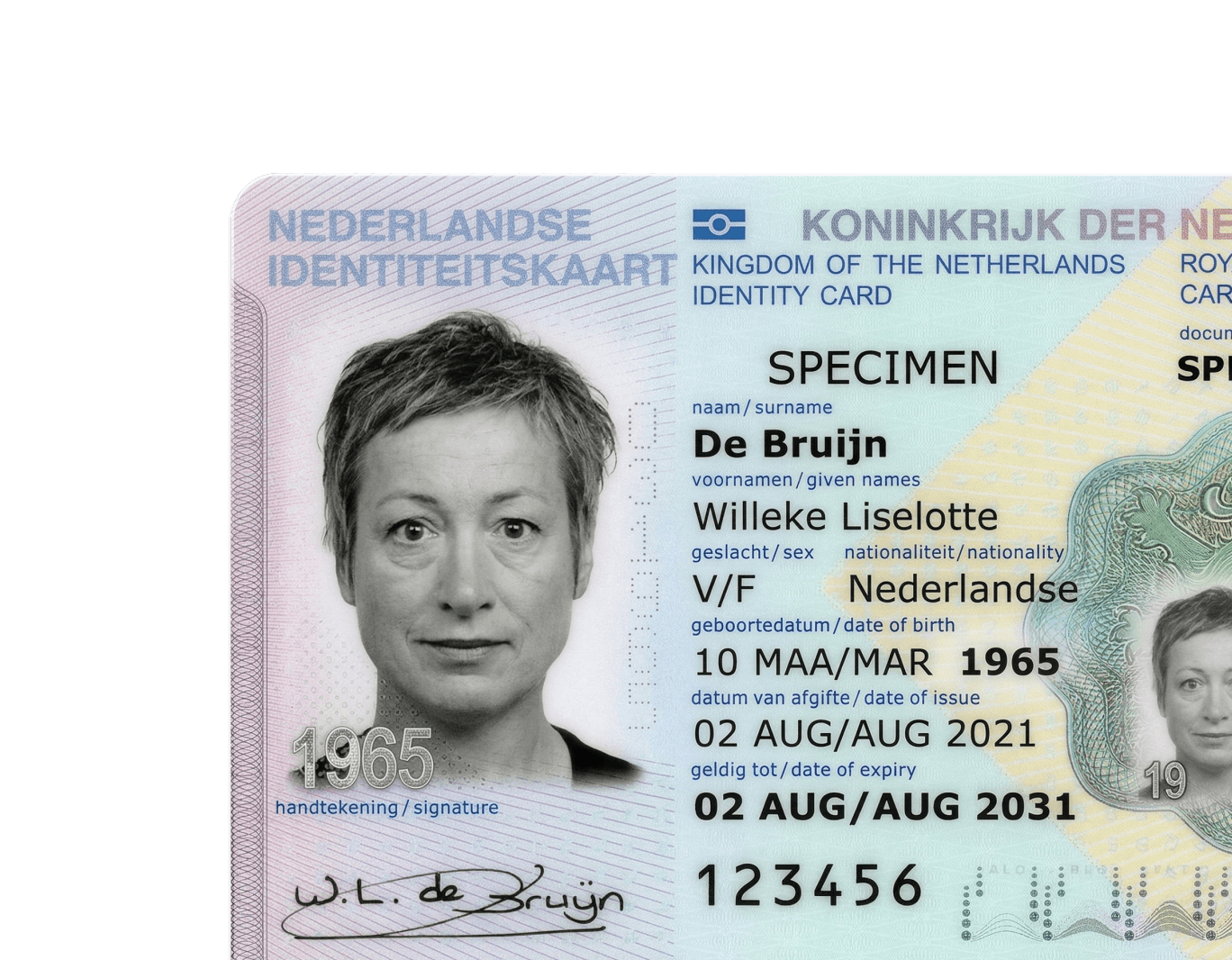 Physical ID card